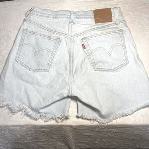 Levi’s Premium 501 Cutoff Shorts Denim Jean Light Wash 27 Waist 5.5 Inseam